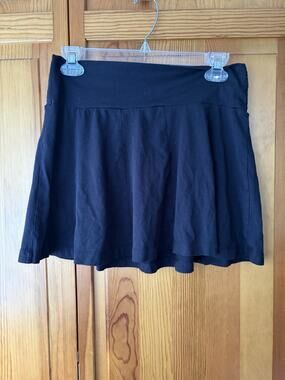 Women’s Aerie Black Smocked Waist Skirt Size S